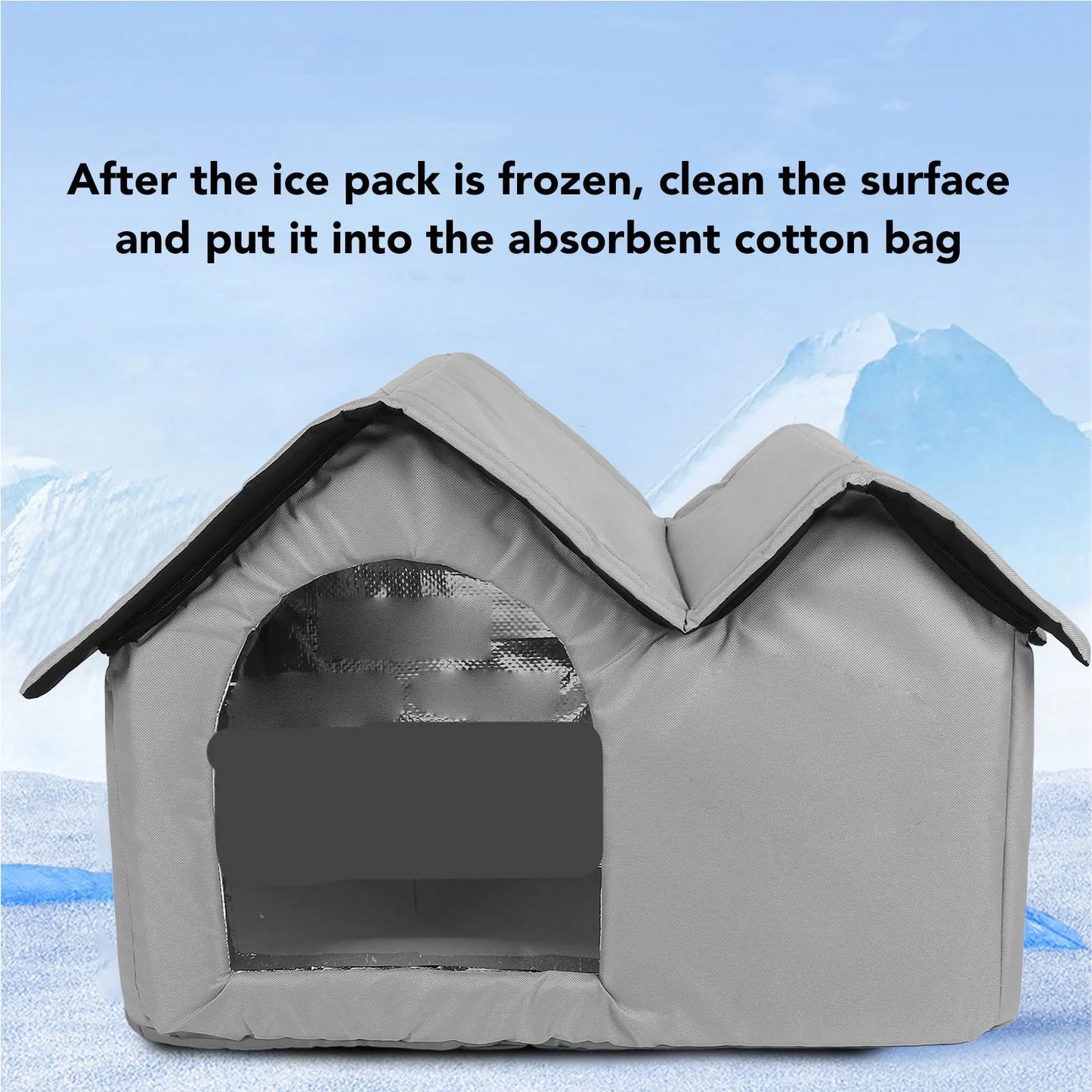 Pet Cooling House Cat Cooling House Long Lasting Cooling Oxford Cloth Bite Resistant  Pet Cooling House for Cat Dog