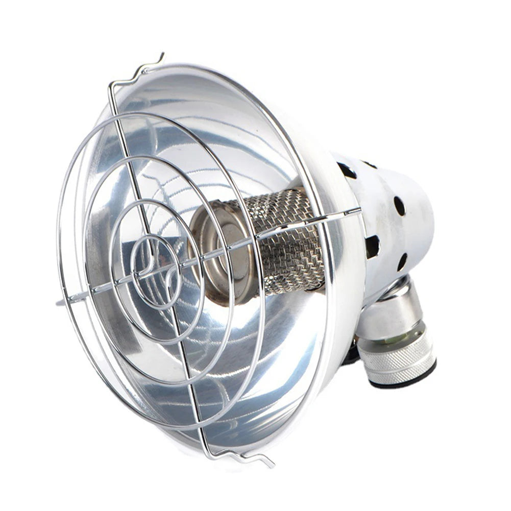 Stainless Steel Mini Gas Heater Portable Heating Stove Warmer for Camping Hiking