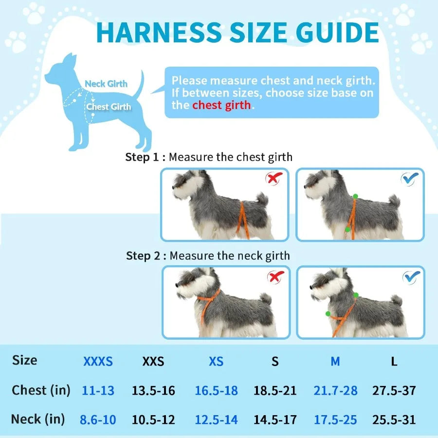 Dog Safety Vest Harness with Seatbelt Seat Belt Adjustable Pet Harnesses Double Breathable Mesh Fabric with Car Vehicle Connect