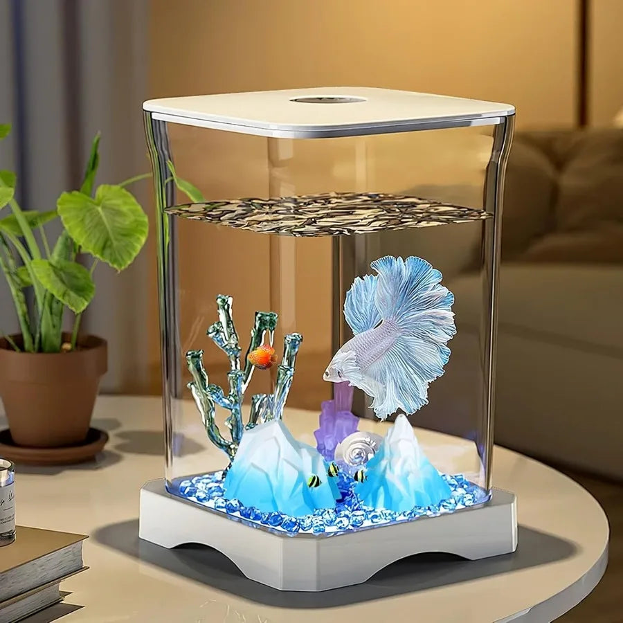 Aquarium Snow Mountain Decoration 4pcs Iceberg Model Fish Tank Iceberg Glacier Landscape Decoration Turtle Tank Accessories Blu