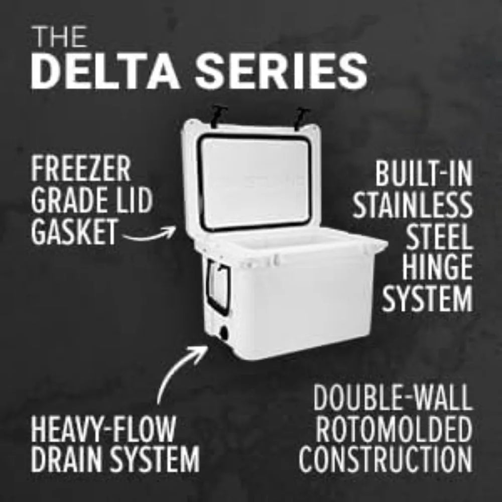 Portable Insulated Ice Chest for Everyday Use - Rotomolded Coolers, Ideal for Multiple Occasions and Outdoor Adventures