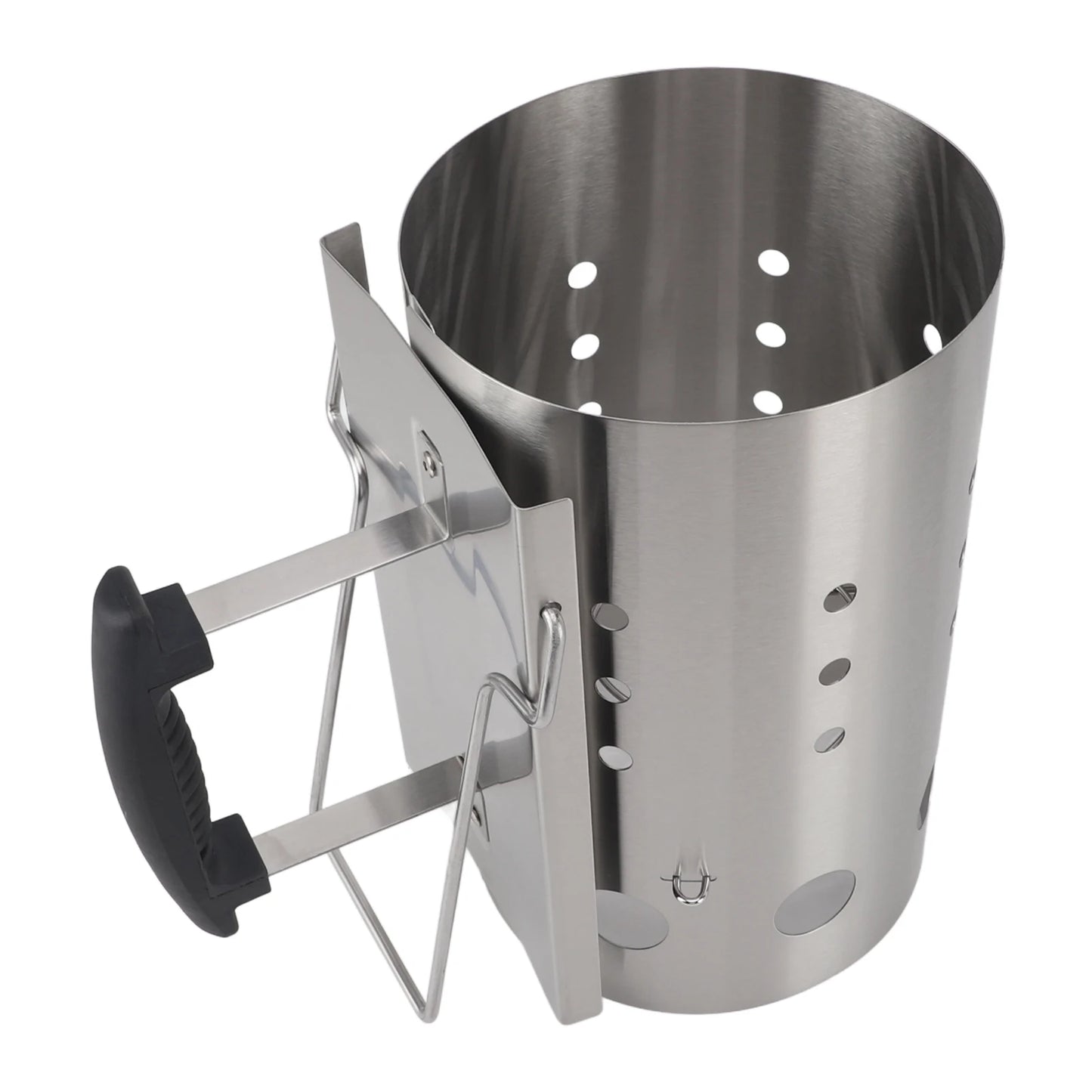 Chimney Starter Stainless Steel Portable Efficient Charcoal Starter Barrel for Barbecue Camping