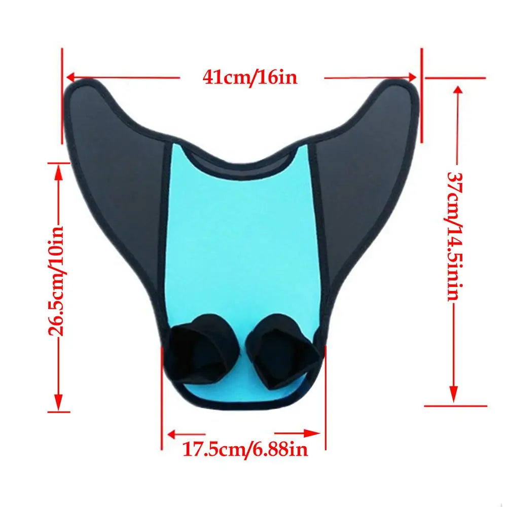 Fins Of Feet For Adults And Children Swimming Flippers Mermaids Tail Monofin Kids Halloween Mermaids Costume Cosplay Swimsuit