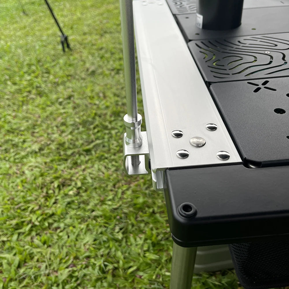 Aluminium Alloy Camping IGT Lamp Hanging Rack Camping Lamp Holder Portable Lamp Post Pole for IGT Table Camping Accessories