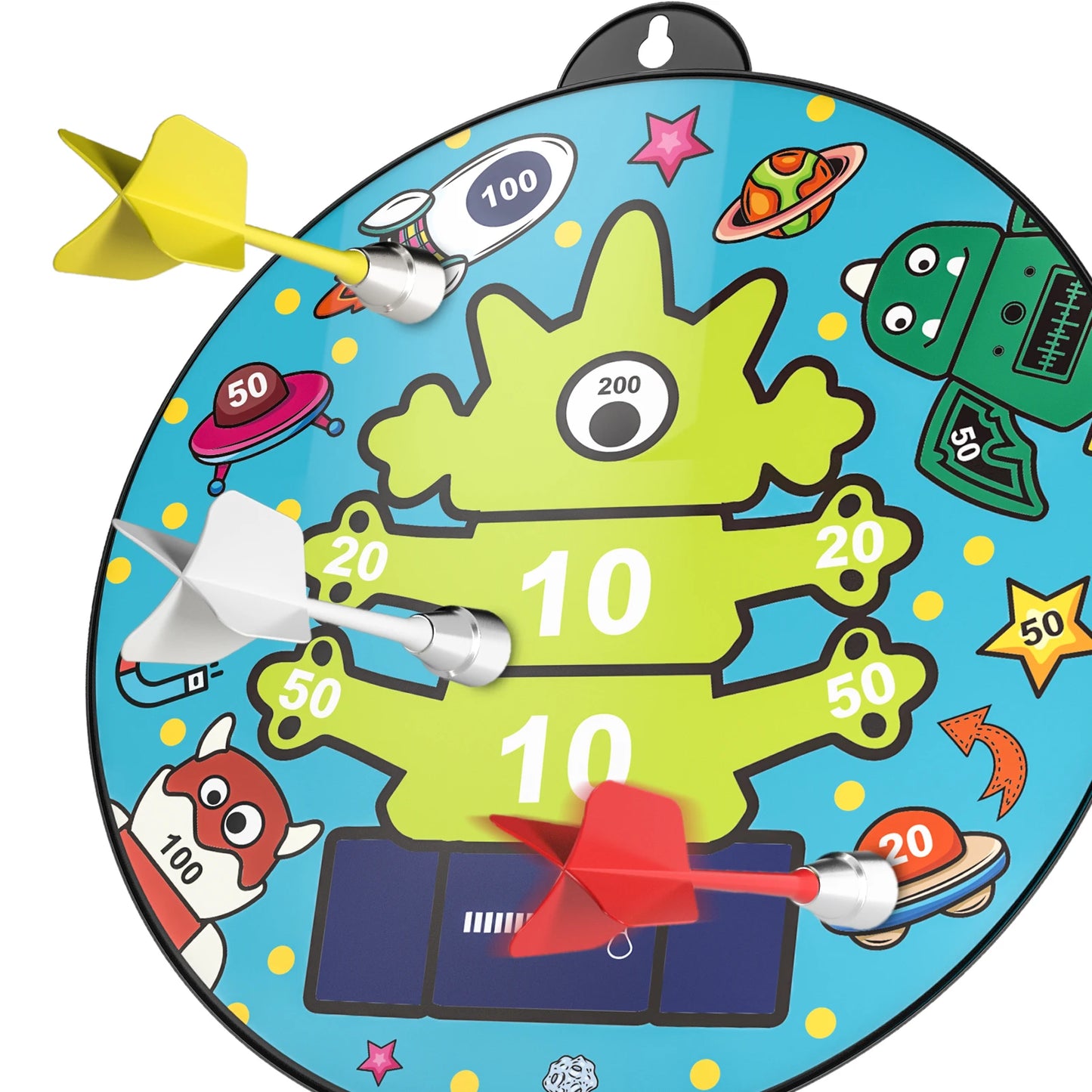 14 PCS Double-Sided Magnetic Dart Board Toys For Kids Boys Kids Dart Board Toys Gifts Indoor & Sport Outdoor Party Play Game Toy