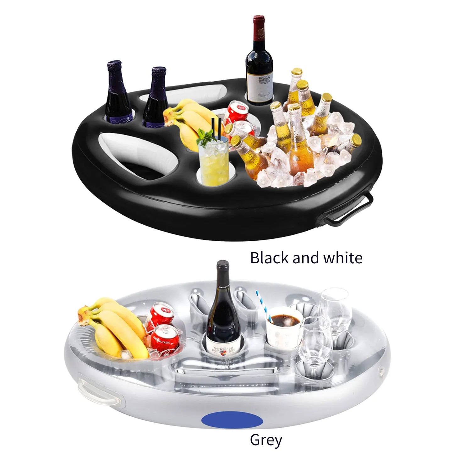 Floating Drinks Holder - Pool Drinks Stand Floats Floating Bar Pool Accessories