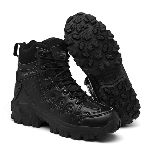 Hot Selling Men's Hiking Boots With Breathable And Non Slip Midsection, Warm Outdoor Hiking Shoes, Alum Fishing Shoes, Work Shoe