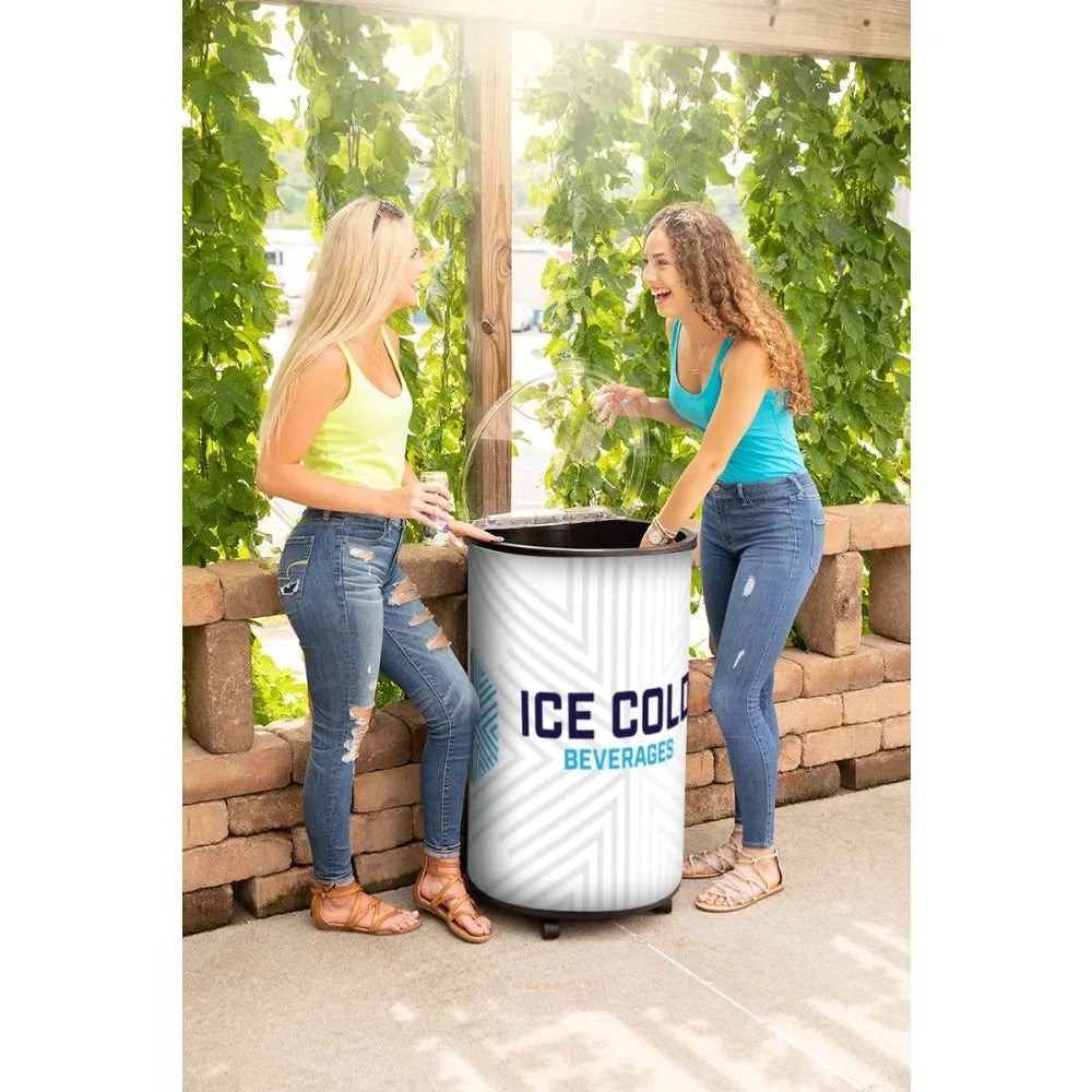 Ice Hawk | 72 qt Cooler with Wheels Durable Rotomolded Insulated