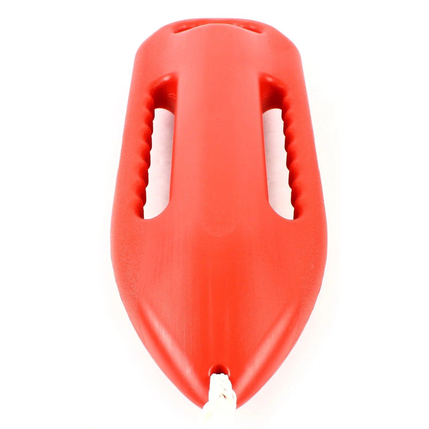 Portable 3-Handle Swimming Rescue Buoy Orange with 5.25ft PE Rope Adjustment Buckle for Open-Water&Multi-person Rescue