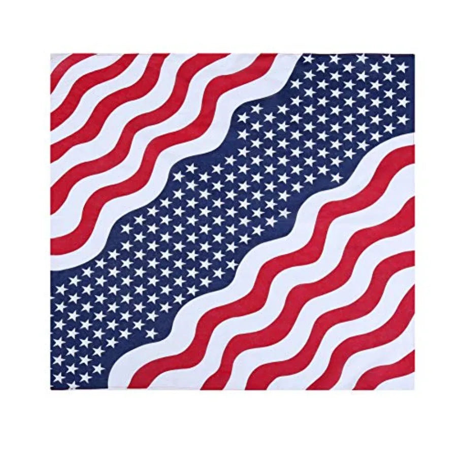 American Flag Dog B Triangle Bibs Scarf Accessories Collar with Bow Tie for Dogs Pets Animals