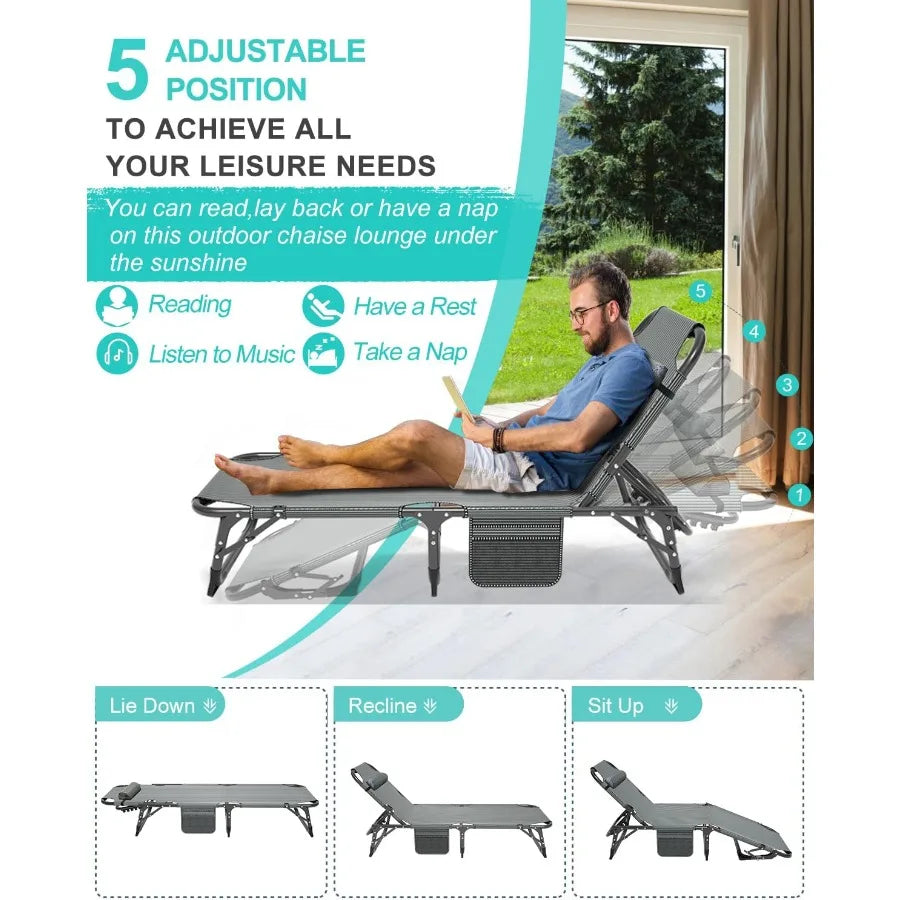 Camping Cot for Adults Heavy Duty Adjustable Bed for Sleeping Adjustable DoubleLayer 1200D with Mattress Carrying Bag for Home