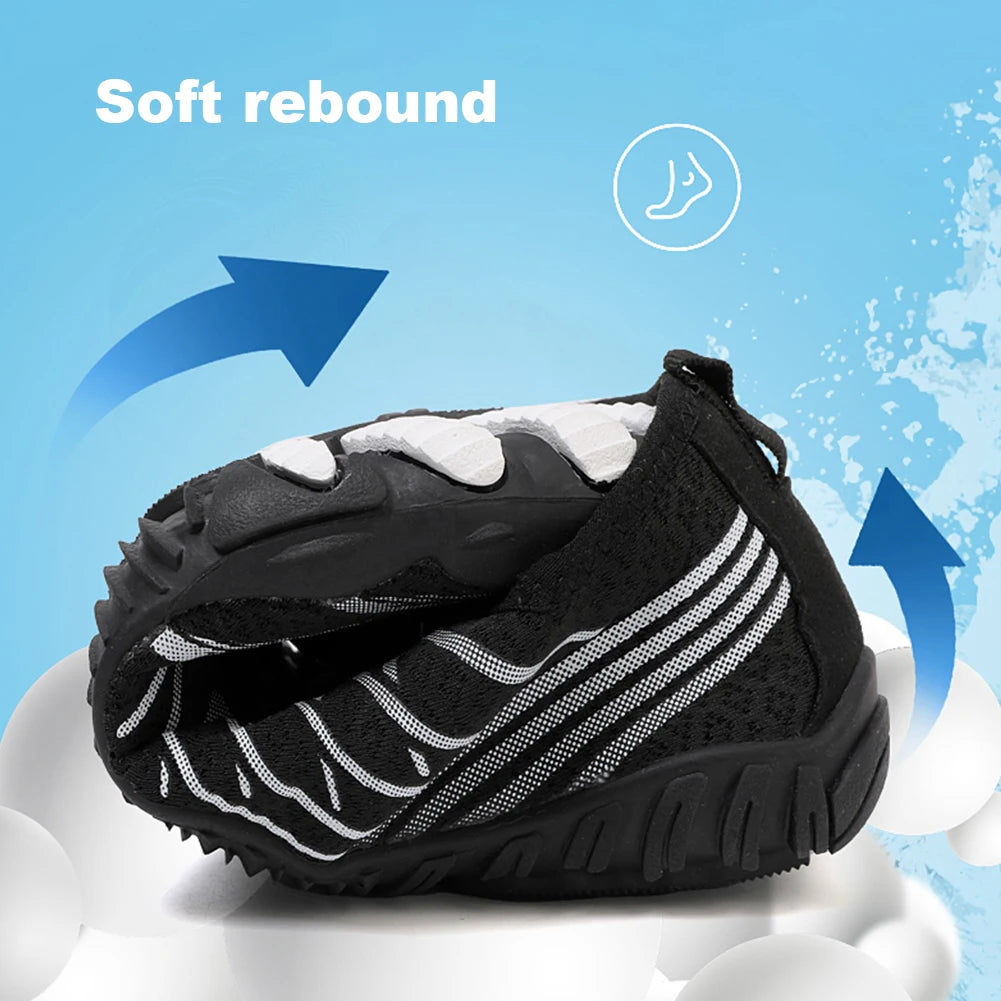 Unisex Water Shoes New Conductive Grounded Shoes Quick-Dry Aqua Shoes Non Slip Lightweight Barefoot Shoes for Water Sports