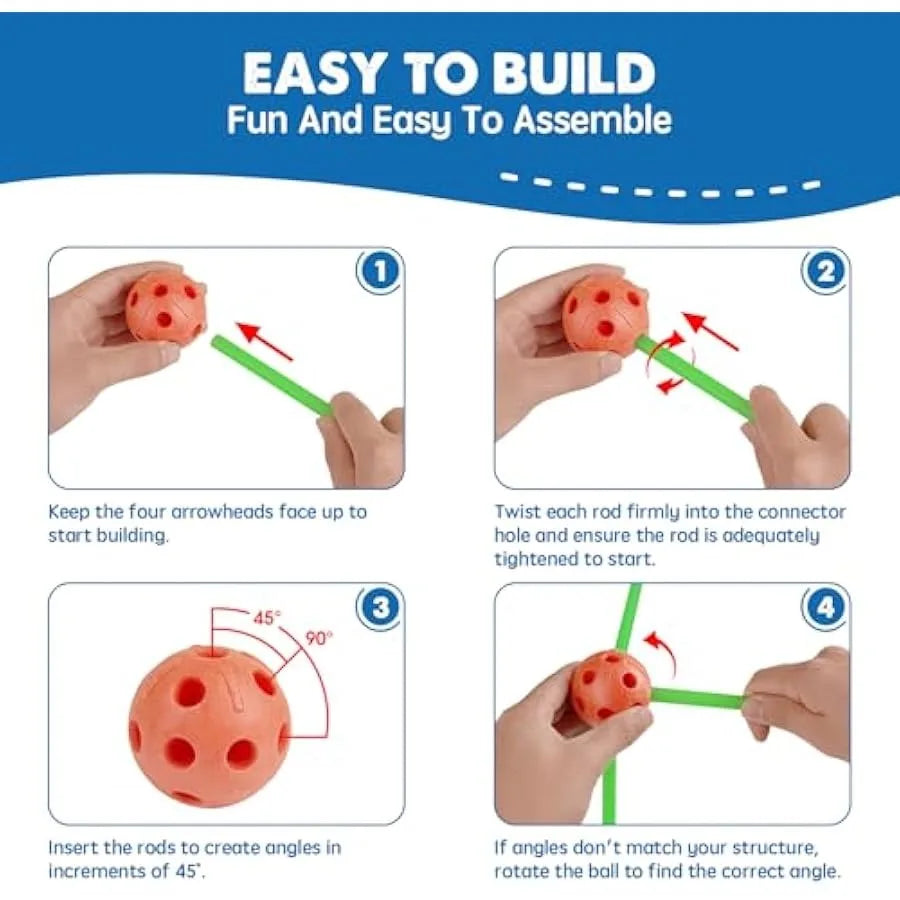 Tiny Land Fort Building Kit Creative Fort Indoor Outdoor for 56 7 8 Years Old Boys and Girls STEM Building Toys with Storage Ba