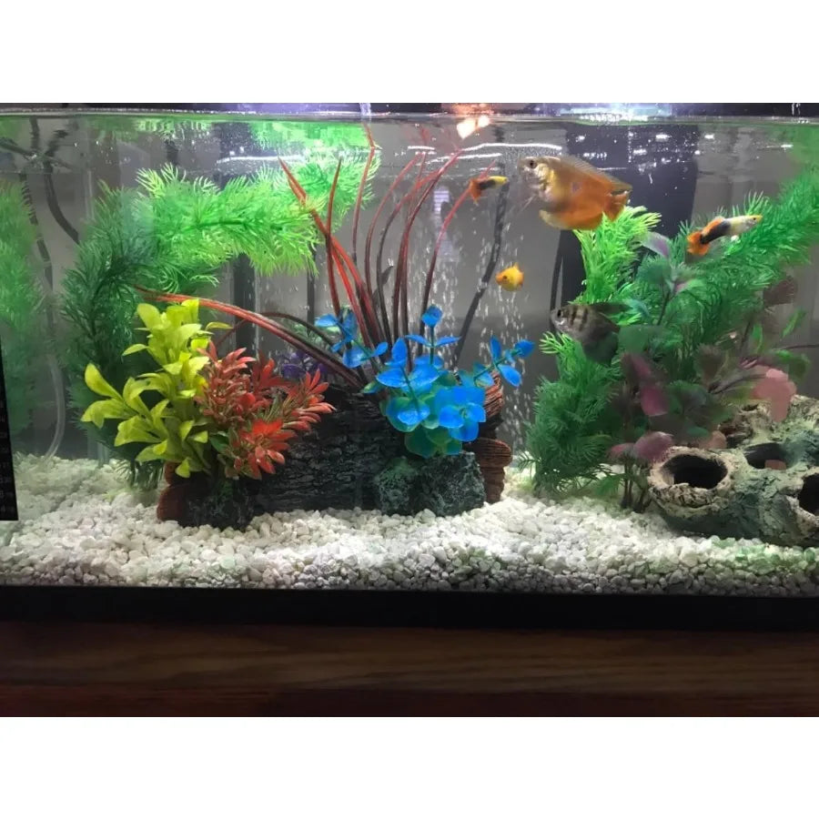 3 PCS Decaying Trunk Betta Fish Orment Driftwood Resin Crafts for Aquarium Decoration Fish Tank Wood With Holes Caves