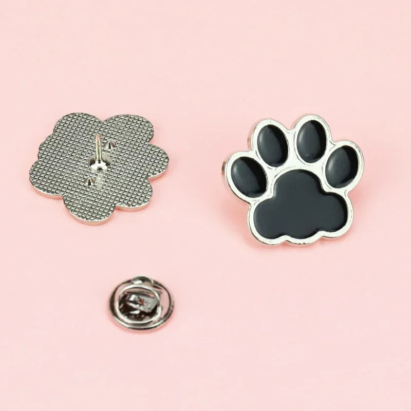 Jewelry Cat Claws Pin Bag Badges Brooches Button Footprints Gifts Accessories Dog Icon Clothes Paw Friends Enamel Shirts Metal