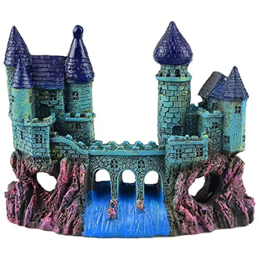 Aquarium Orment Resin Castle Decorations Fish Tank Supplies Accessories EcoFriendly Fish Tank Castle Aquarium Orment Mythical M