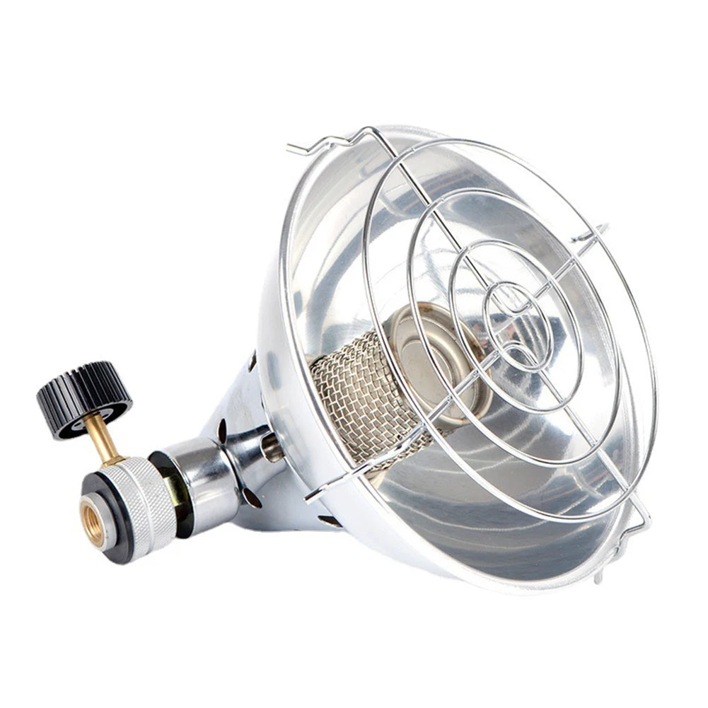 Stainless Steel Mini Gas Heater Portable Heating Stove Warmer for Camping Hiking