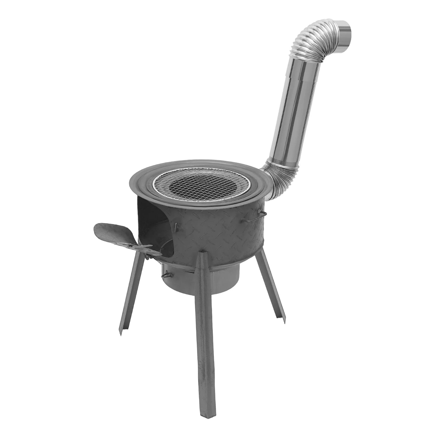 Indoor Outdoor Multifunction Wood Burning Stove, Portable Camping Wood Stove, for heating,barbecuing, frying, deep-frying