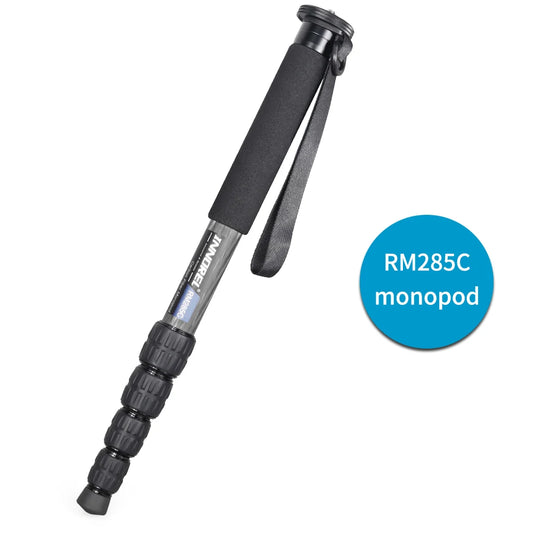 INNOREL RM285C/RM325C Professional Travel Carbon Fiber Camera Monopod for Canon Nikon Sony DSLR Camera Video Camcorder 5-Section