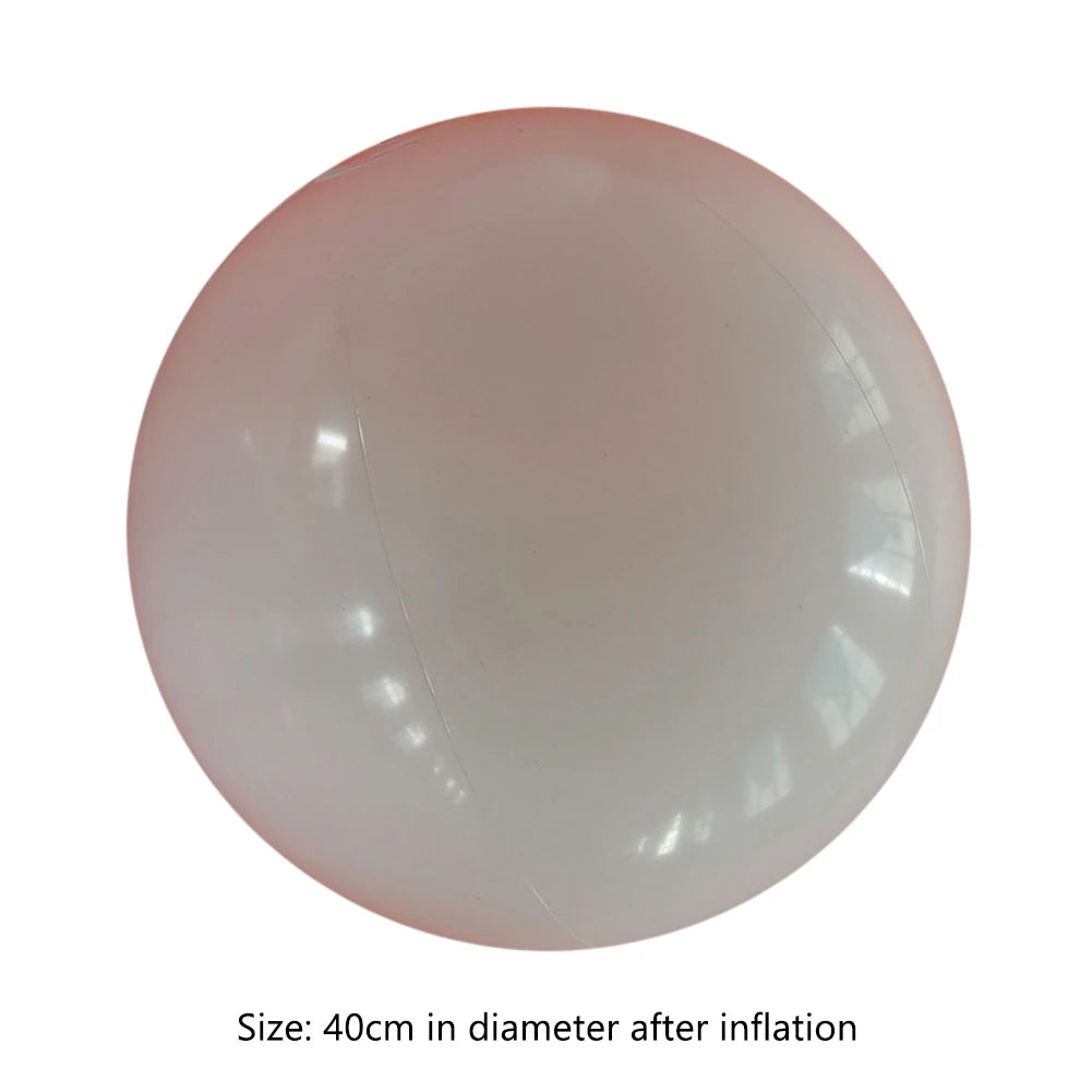 40CM Floating Pool Light with 16 Color Inflatable Pool Beach Ball LED Garden Balloon Waterproof Outdoor Swimming Pool Light Ball