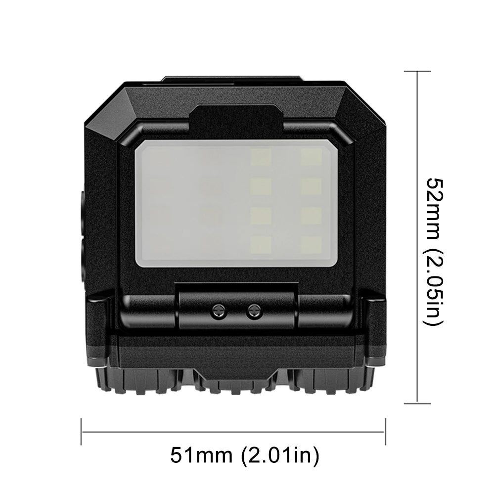 LED Induction Headlamp Waterproof Type-C USB Rechargeable Mini Cap Clip Light Portable Hunting Light for Camping Fishing Lantern