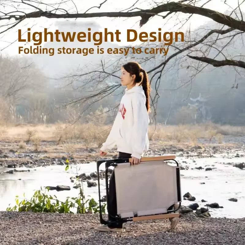 Angle Adjustable Camping Chair with Detachable Pillows,long Camping Chair Fishing Chair Folding for Camping Fishing Hiking