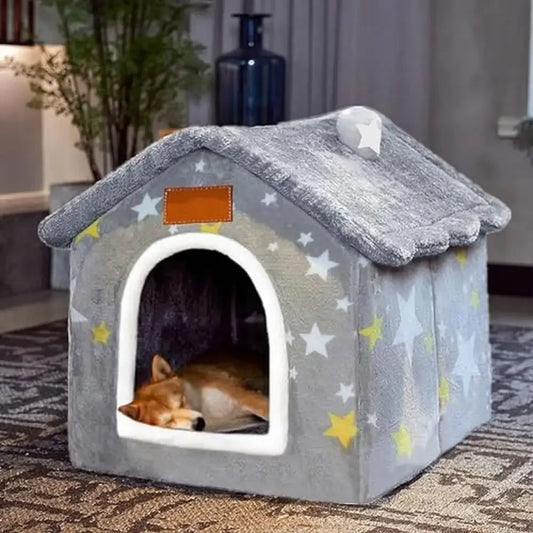 Foldable Memory Sponge Plush Pet House Kennel Bed Mat Custom Name Warm Winter Cat Nest