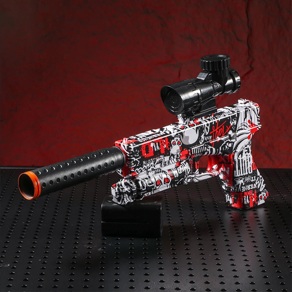 M4A1 Electric Blaster Gun Set, High Precision Shooting Toy, Perfect Automatic Outdoor Toy Gift for Birthday (Bullets Excluded)