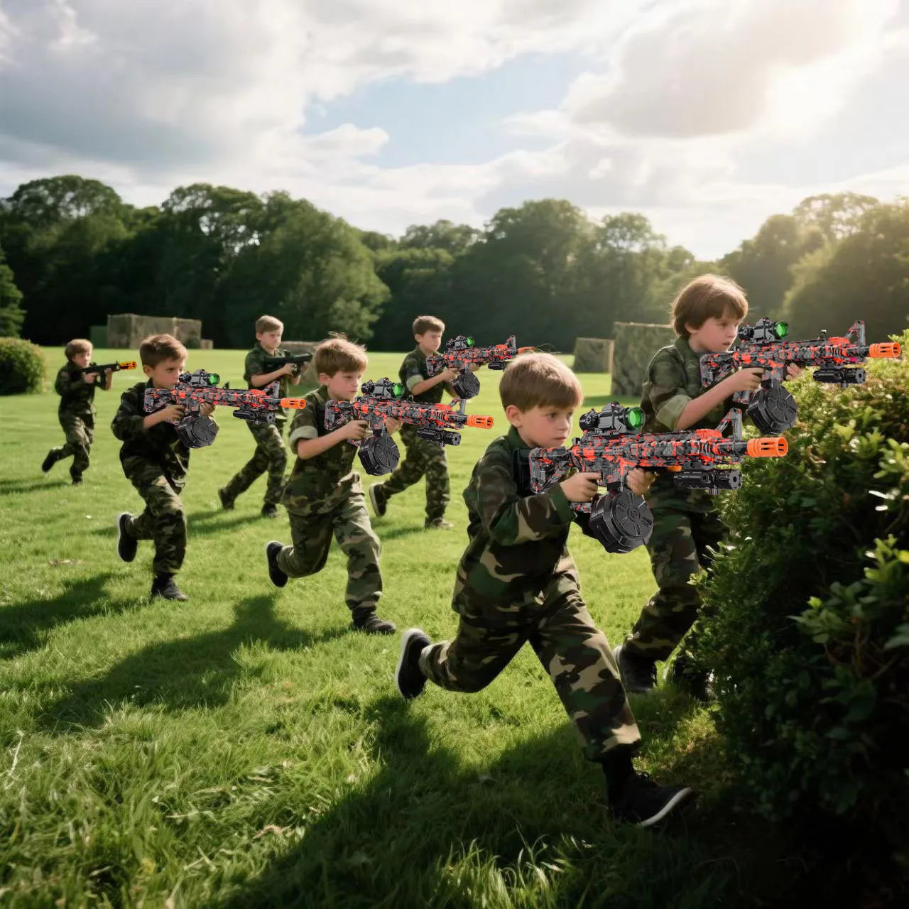 Electric Gel Ball Blaster Toys, Manual/Automatic Eco-Friendly Splatter Ball Blaster, Suitable For Outdoor Shooting Games