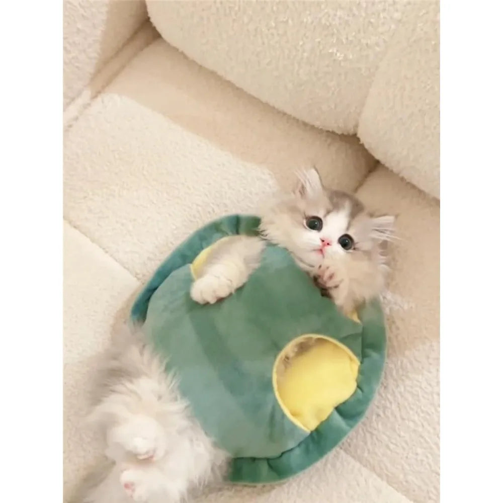 Cute Cat Costumes Turtle Shell Kawaii Kitten Clothes Dog Puppy Vest Pet Apparel (Small,Turtle Shell)