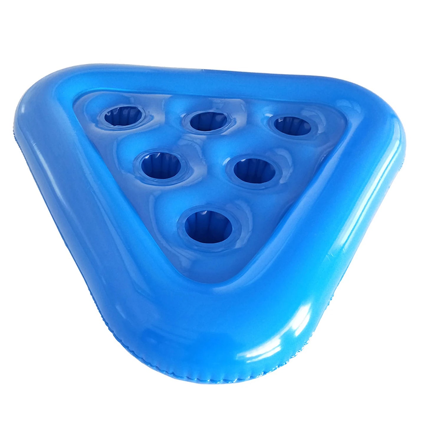 55cm Triangle Swimming Pool Float Beer Table Drinking Cooler Summer Inflatable Coaster Table Beer Tray Pool Party Cup Holder