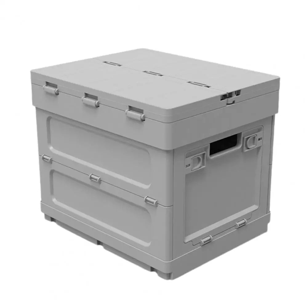 Portable Camping Table Folding Storage Box Organizer Container With Lid Picnic Storage Bins Tables Parking Warning Sign