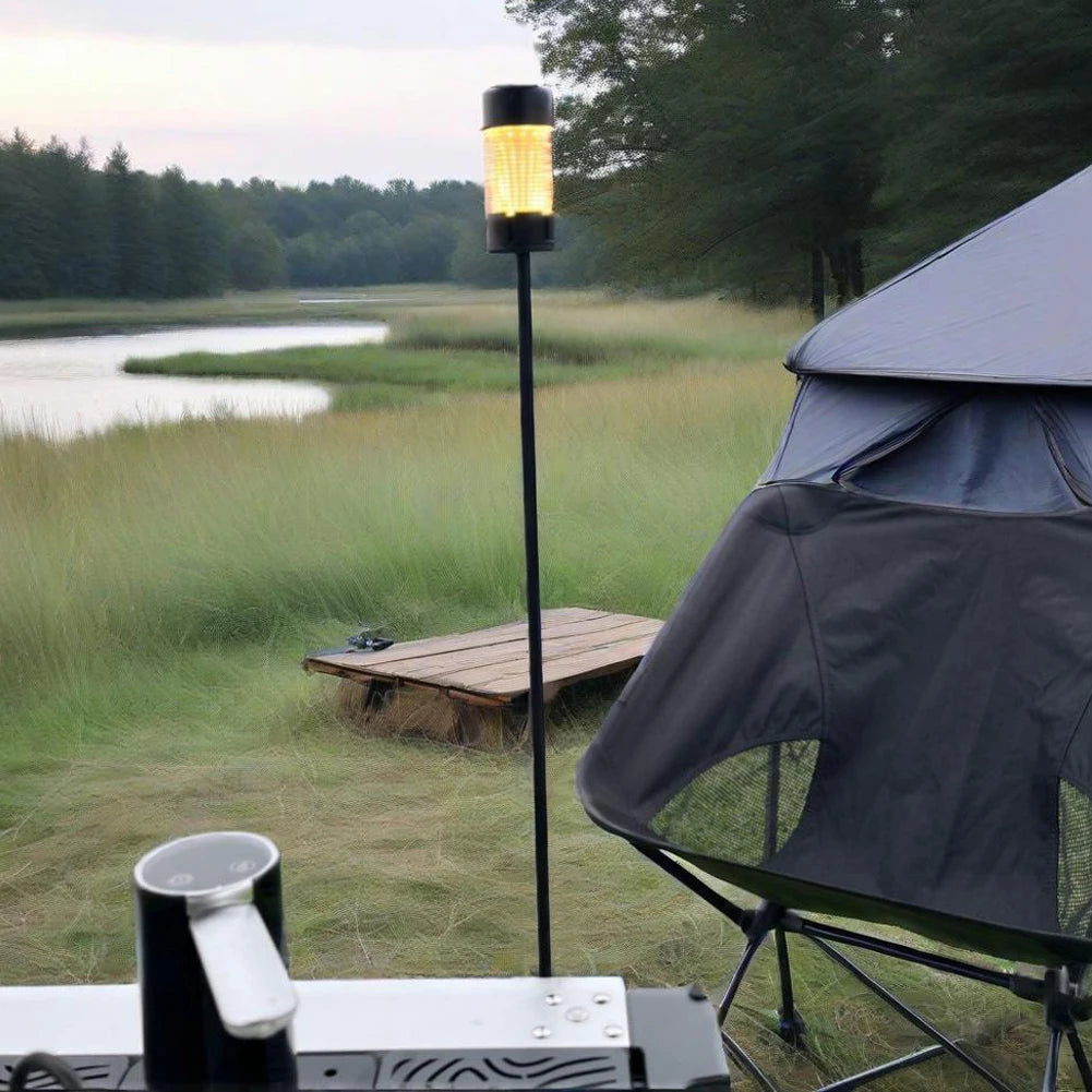 Aluminium Alloy Camping IGT Lamp Hanging Rack Camping Lamp Holder Portable Lamp Post Pole for IGT Table Camping Accessories