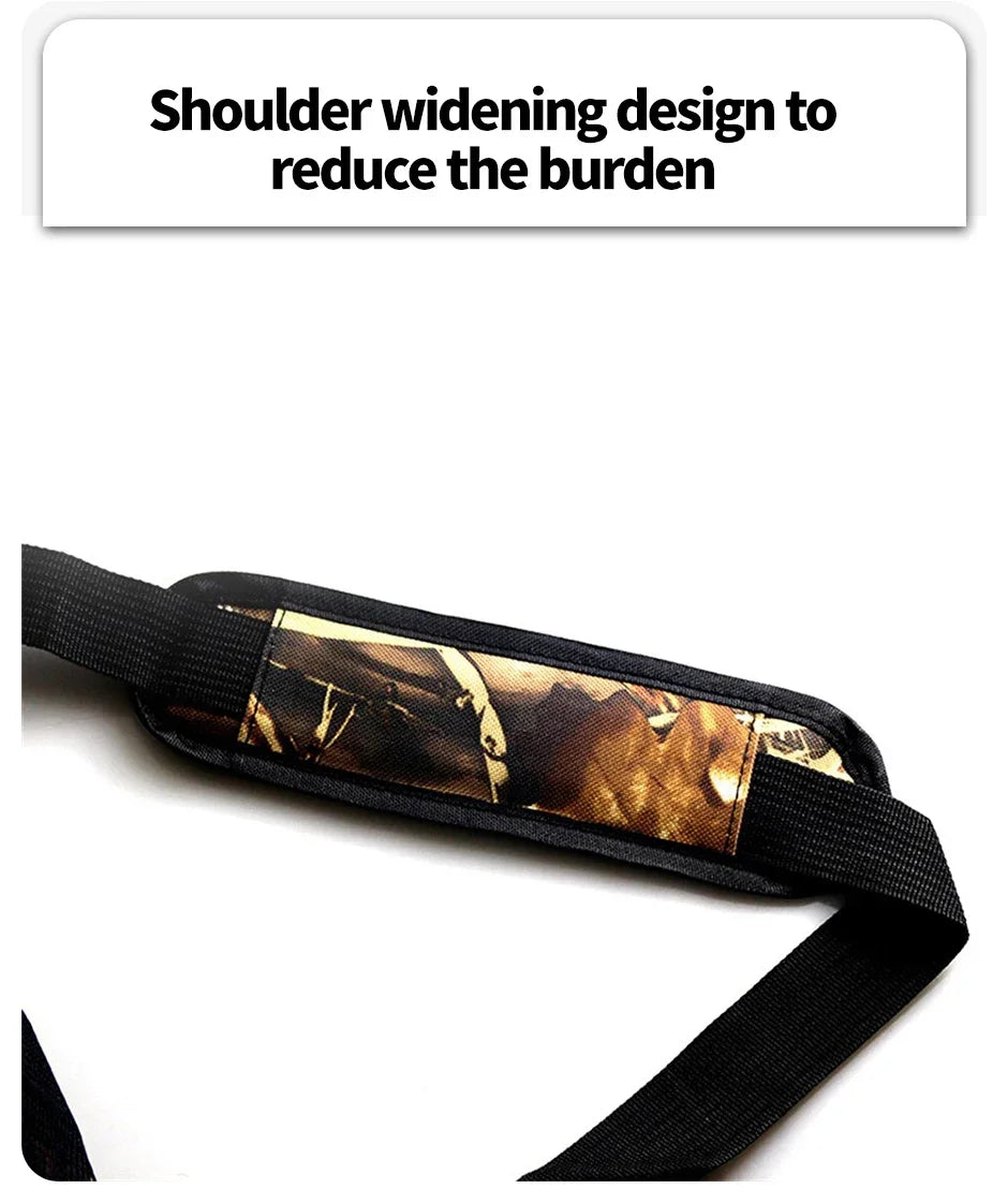 Topline Tackle Versatile Fishing Backpack 50*30*25cm Oxford Fabric Anti-Scratch Convenient Large Capacity Fishing Shoulder Bag