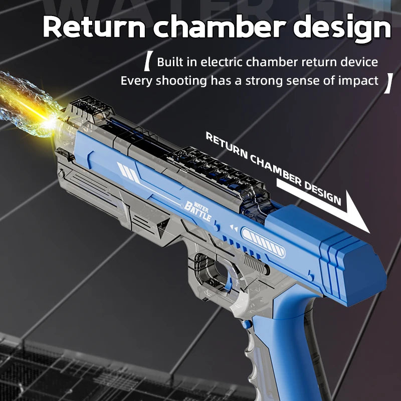 Electric Water Gun Toys Bursts Children's High-pressure Strong Charging Energy Water Automatic Water Spray Children's Toy Guns