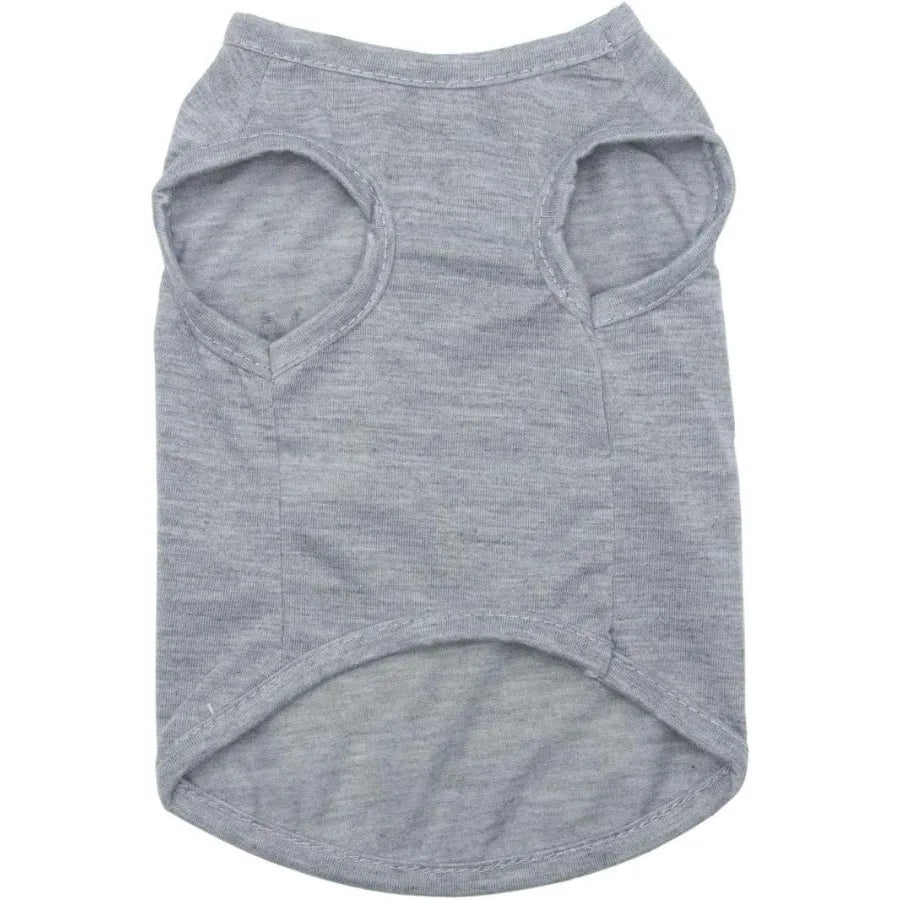 Mommy's Boy Gray Pet TShirt Vest Outfits Clothes for Female Male Dog Cat Rabbit