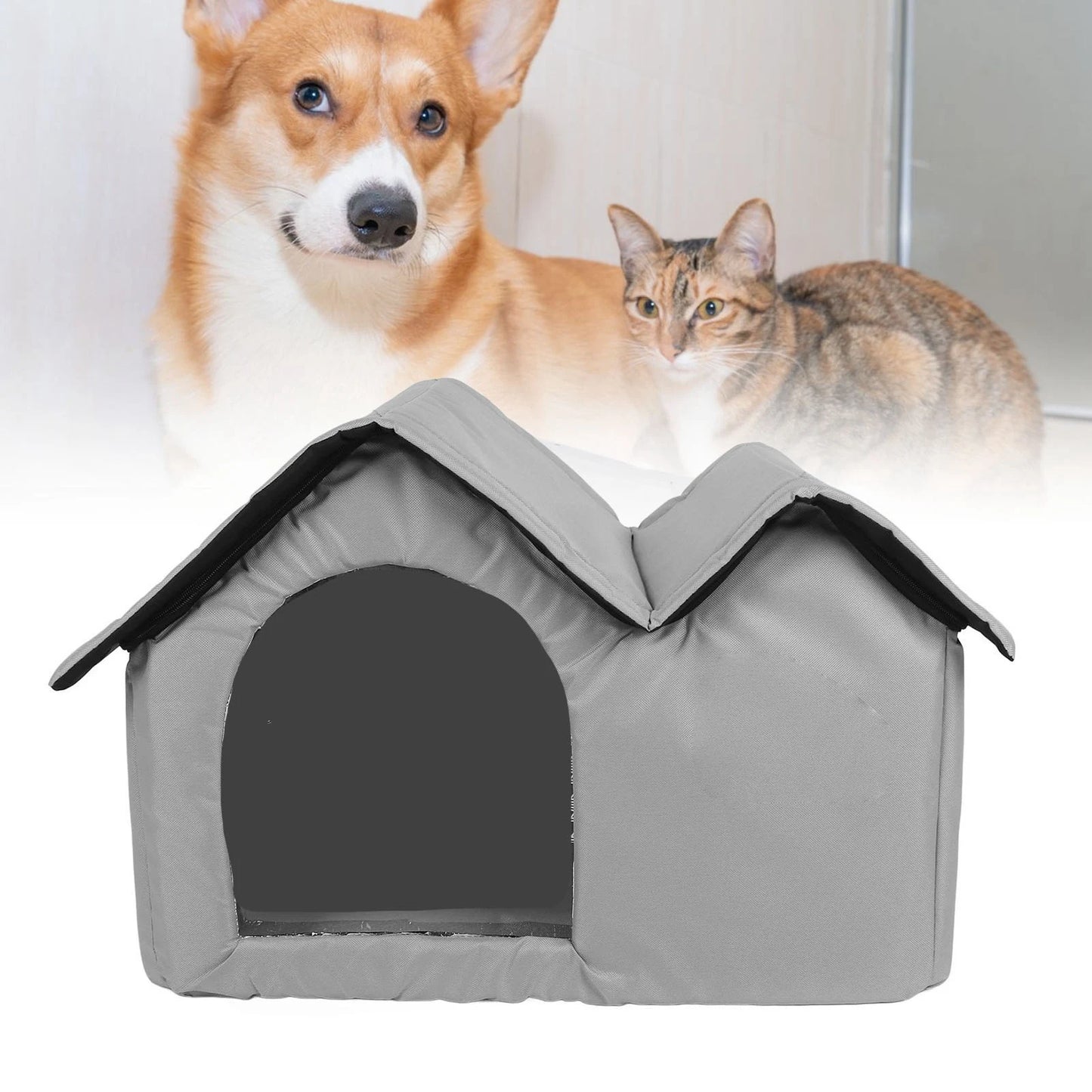 Pet Cooling House Cat Cooling House Long Lasting Cooling Oxford Cloth Bite Resistant  Pet Cooling House for Cat Dog