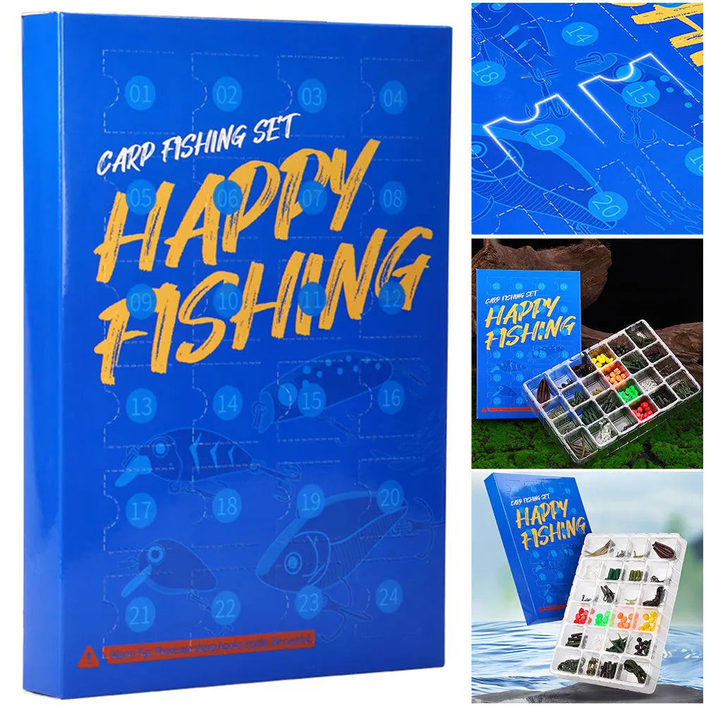Carp Fishing Accessories Set with Hooks Corn Baits Swivels Tail Sleeves Carp Fishing Equipment Kit Fishing Gifts for Men