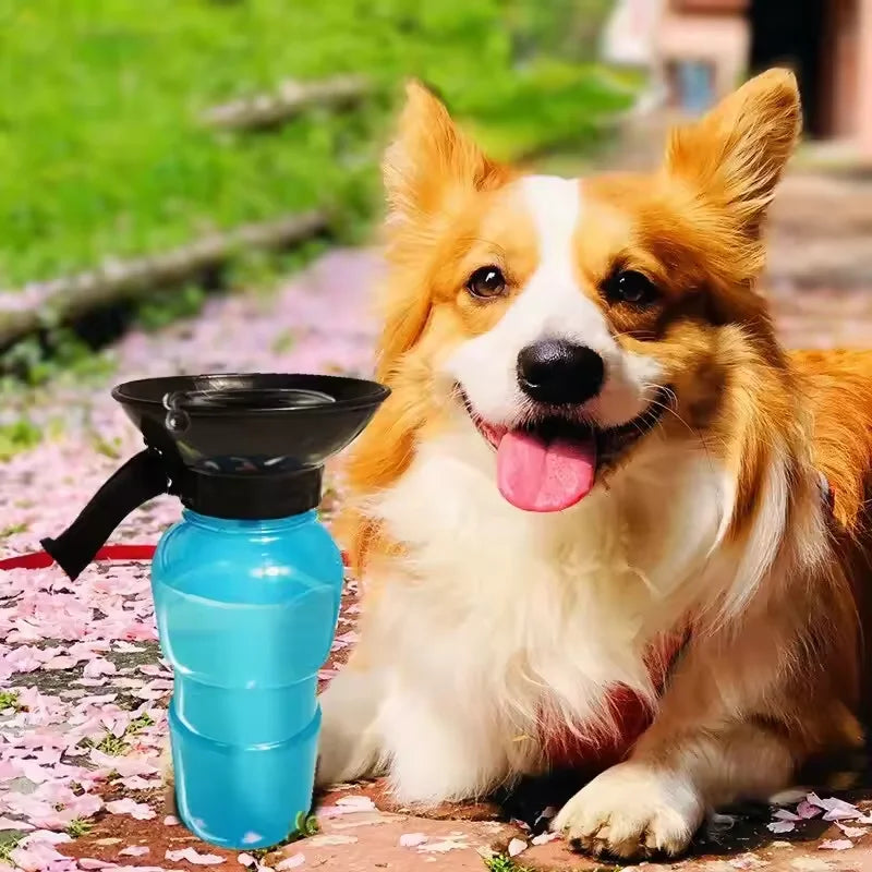 500ml Outdoor Squeeze Portable Pet Dog Water Bottle Large and Small Dog Travel Drinking Cup Supplies Suitable for Dogs and Cats