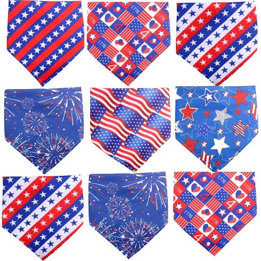 60pcs Dog Bandanas Bulk Wholesale Spring Summer Animals Supplies Dog Items Pet Supplies Pets Free Shipping Big Dog Accessories