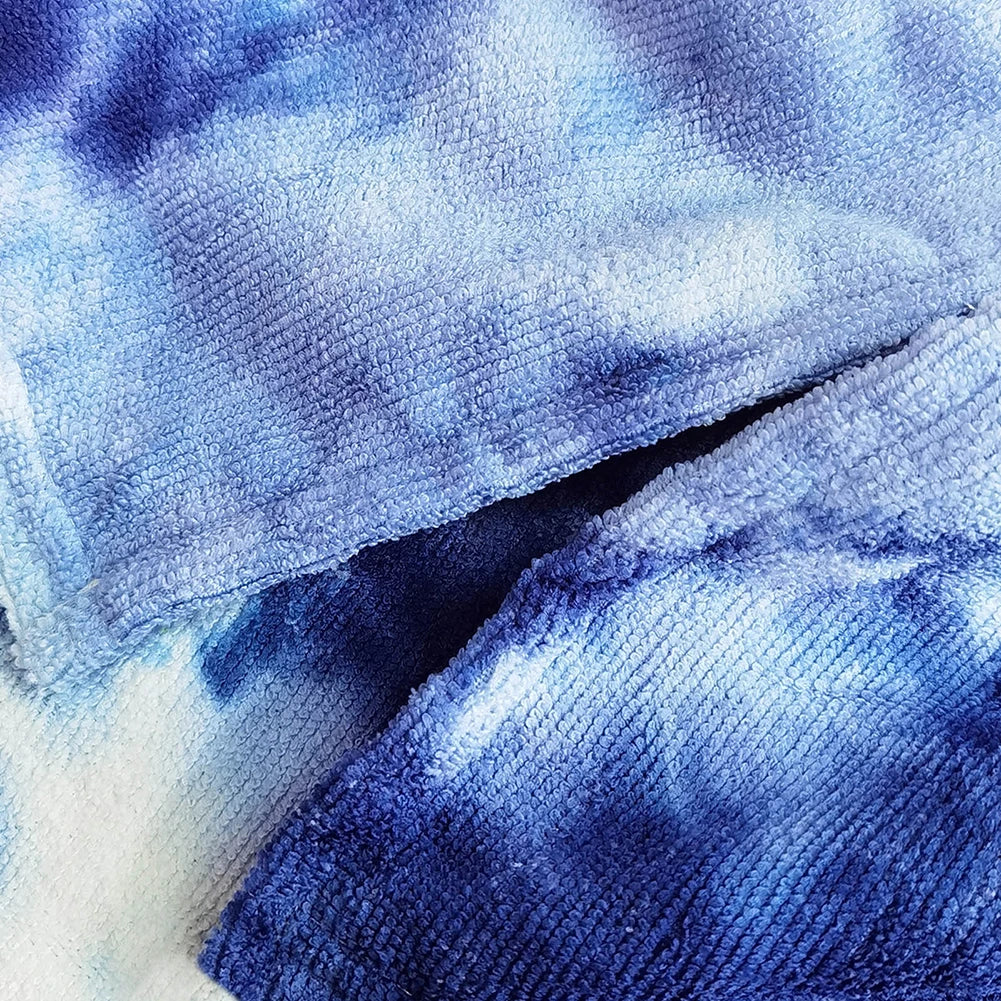 Surf Poncho Towel Microfiber Fabric Microfiber Beach Blanket Quick Dry Beach Poncho with Large Pockets for Surfer Swimmer Diver