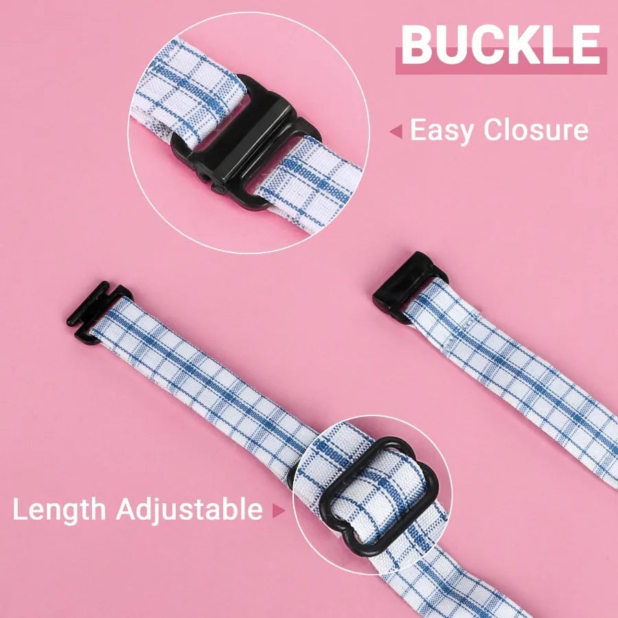 Small Neckties for Dogs Dog Neck Bow Ties with Adjustable Collar Pet Bowties for Small Dogs Cats Puppies Bowties Bulk Grooming