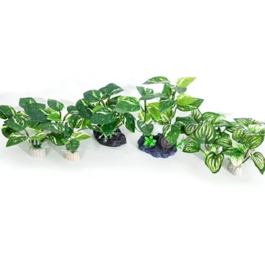 Silk Aquarium Plants 12 Pack Betta Fish Tank Accessories for Aquarium Decoration and Pet Hiding