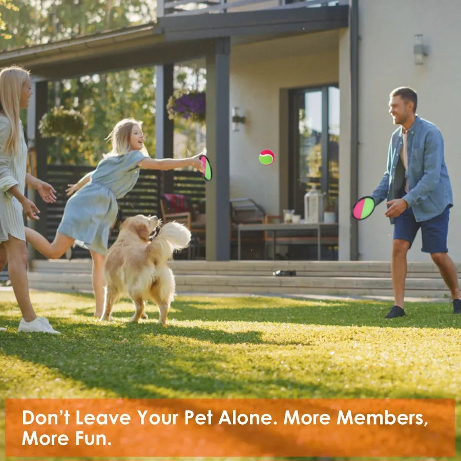 3Sets Toss and Catch Ball Throw Catch Ball Paddle Outdoor Ball Game Catch Game Beach Game