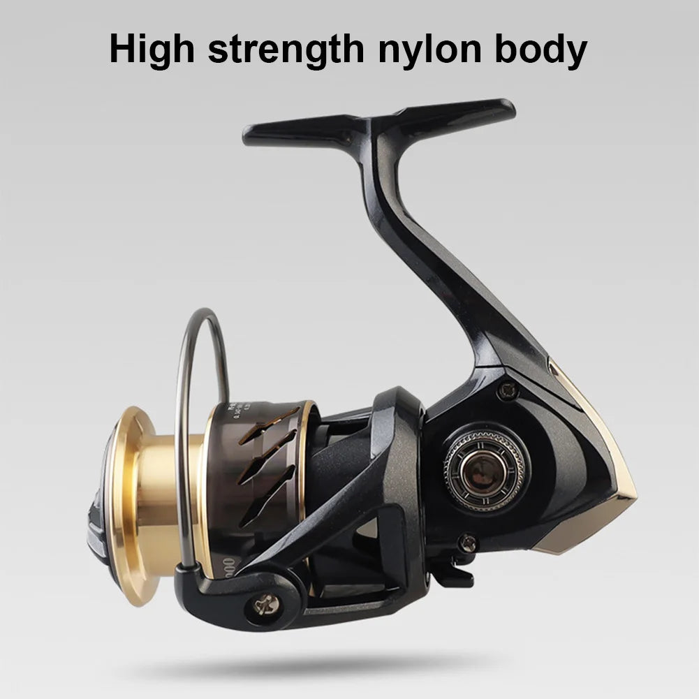 Metal Spinning Reel 5.2/1 Fishing Reel All Purpose Fishing Spinning Reel Fishing Accessories for Saltwater Or Freshwater